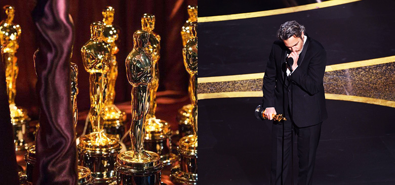 Oscar 2020 Joaquin Phoenix Joker vegan